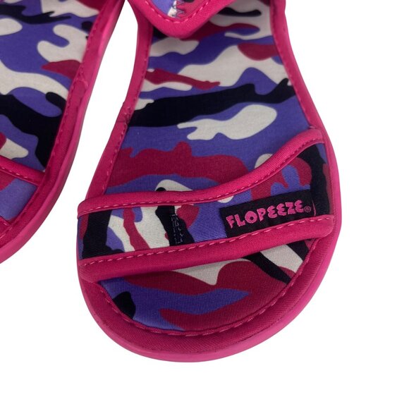 FlopEze Sandals Womens Size 5/6 Pink Purple Light Active Waterproof Summer - Picture 4 of 9